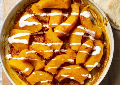 Kadoo (Afghan Braised Squash with Garlicky Yogurt Sauce)