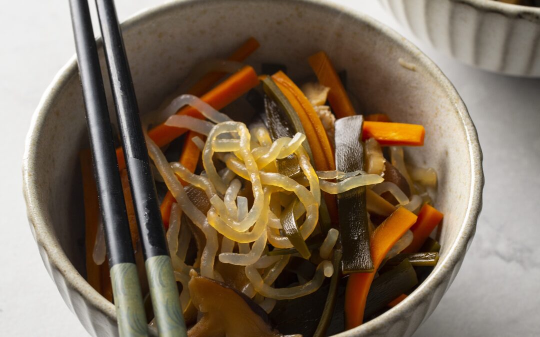 Braised cut kombu
