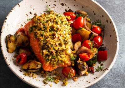 BBQ Cedar Planked Arctic Char