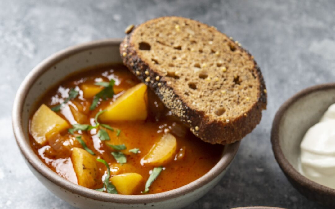 Erdäpfelgulasch (Austrian-Style Potato Goulash)