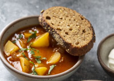 Erdäpfelgulasch (Austrian-Style Potato Goulash)