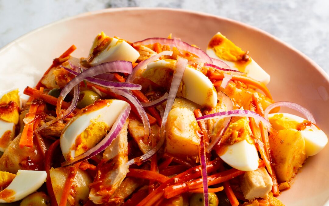 Fresh Tuna Salad with Harissa Vinaigrette