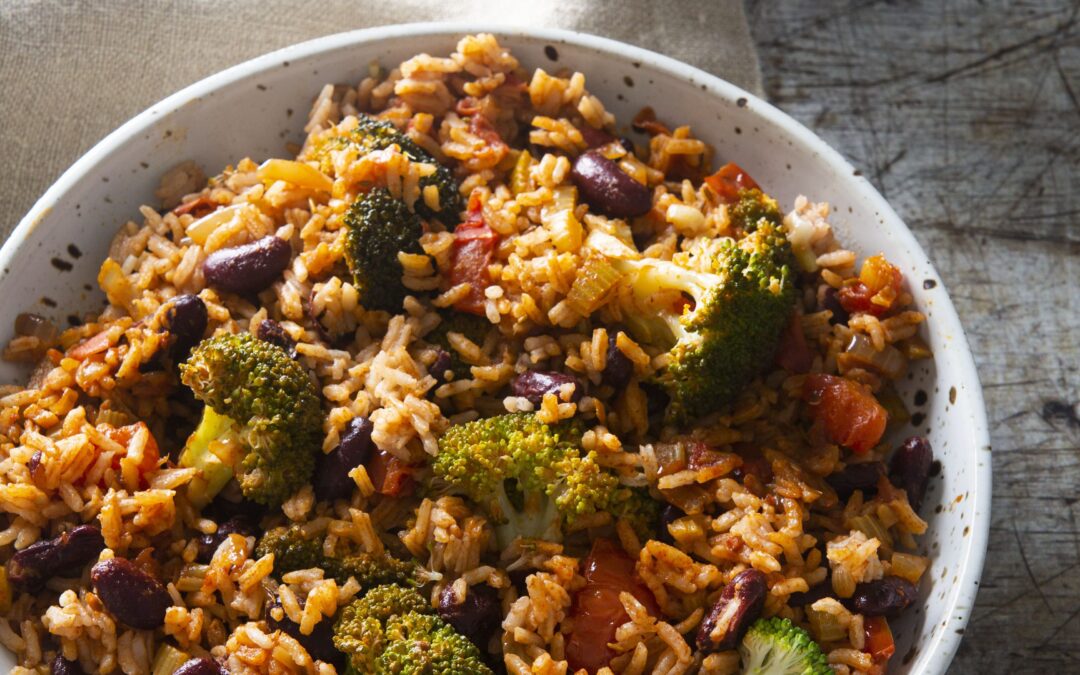 Red Kidney Beans and Rice Curry