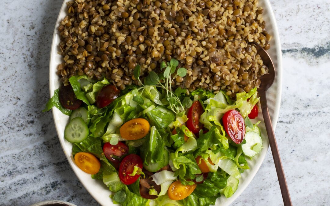 Red Lentils and Bulgur (Mjadra Hamra)