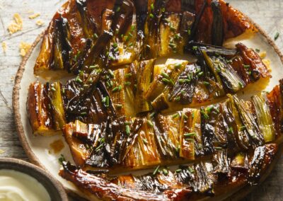 Scallion Tart Tatin
