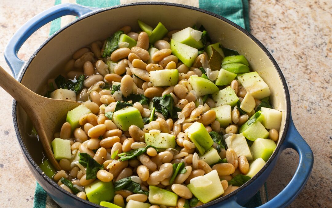 Legumes with native ham