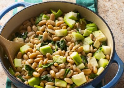 Legumes with native ham