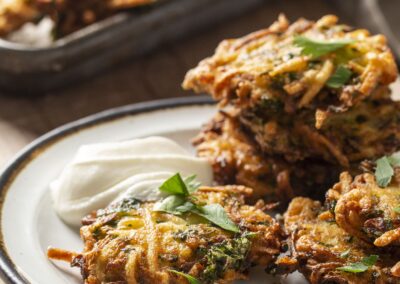 Ijjeh (Zucchini Herb Fritters)